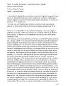 Título: “El cambio del hombre, a través del espacio y el poder”