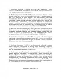 CONTRATO PRELIMINAR DE COMPRA VENTA. Página 2