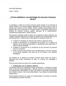 Cual es la Gestion de Recursos Humanos estrategica