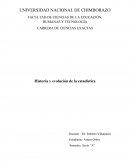 Historia y evolución de la estadística