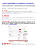 15 buscadores especializados en educación