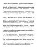 La conducción gubernamental son acciones que los gobiernos
