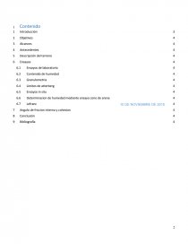 Informe de caracterizacion - Ensayos de Laboratorio. Página 2