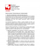 Informe de lectura “Teoría del discurso” de David Howarth