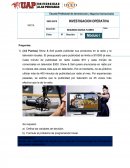 Escuela Profesional de Administración y Negocios Internacionales INVESTIGACION OPERATIVA