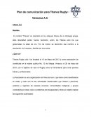 Plan de comunicación para Titanes Rugby Club Veracruz A.C