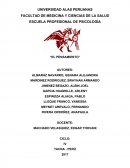 ESCUELA PROFESIONAL DE PSICOLOGÍA “EL PENSAMIENTO”