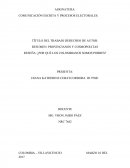 RESUMEN: PROVINCIANOS Y COSMOPOLITAS