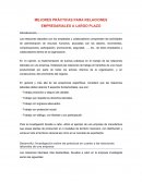 PRACTICAS PARA RELACIONES EMPRESARIALES A L/P