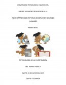 Administracion de empresas de servicio y Recursos Humanos