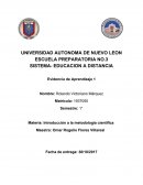 Introducción a la metodología científica