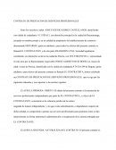 CONTRATO DE PRESTACION DE SERVICIOS PROFESIONALES