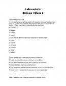 Laboratorio Biología I Etapa 2