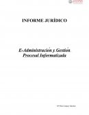 E-Administración y Gestión Procesal Informatizada