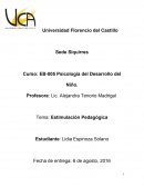 Tema: Estimulación Pedagógica