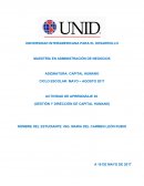 GESTIÓN Y DIRECCIÓN DE CAPITAL HUMANO