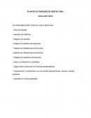 PLAN DE ACTIVIDADES DE PREFECTURA CICLO 2017-2018