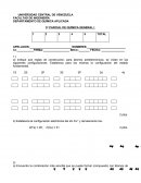 DEPARTAMENTO DE QUÍMICA APLICADA 3er PARCIAL DE QUÍMICA GENERAL I
