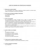Guia de examen Estrategia de medios