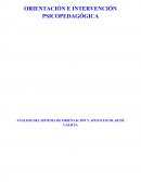 ANÁLISIS DEL SISTEMA DE ORIENTACIÓN Y APOYO ESCOLAR DE GALICIA