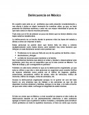 Delincuencia en Mexico . En nuestro país este es un problema que está presente constantemente