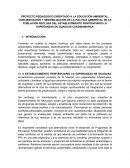 PROYECTO PEDAGOGICO ORIENTADO A LA EDUCACIÓN AMBIENTAL