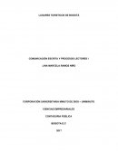 COMUNICACIÓN ESCRITA Y PROCESOS LECTORES I