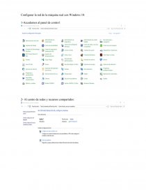 Configurar la red de la máquina real con Windows 10:. Página 1