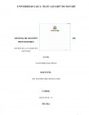 SISTEMA PARA EL CONTROL DE PROVEEDORES