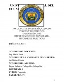 Medición ángulos horizontales de un polígono cerrado (triangulo)