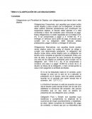 TEMA # 4 CLASIFICACIÓN DE LAS OBLIGACIONES