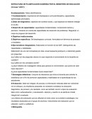 ESTRUCTURA DE PLANIFICACION ARGENTINA