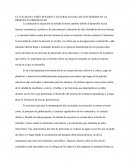 COMO SE DA EL LUGAR DEL NIÑO: SENTIDO Y NATURALEZA DE LOS CONTENIDOS EN LA PROPUESTA PREESCOLAR