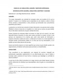 ENSAYO 01 DE CONSULTORÍA, ASESORÍA Y MENTORÍA EMPRESARIAL