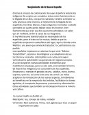 El Surgimiento de la Nueva España