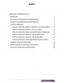 SELECCIÓN DE MERCADOS INTERNACIONALES