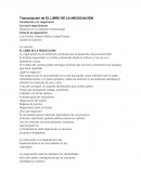 Transcripción de EL LIBRO DE LA NEGOCIACIÓN