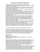 Ensayo sobre “La profesión y el enfoque ético”