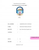 Administración y sistemas. Negocios internacionales