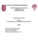 La mercadotecnia e investigación política electoral