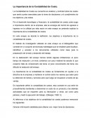 La importancia de la Contabilidad de Costo