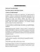 EPIDEMIOLOGIA Servicio de Toco ginecología