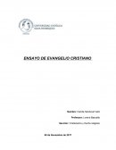 ENSAYO DE EVANGELIO CRISTIANO