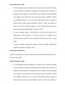 CONCEPTO DE VALOR CONCEPTO DE PRECIO