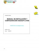 Manual de instalacion hadoop y hive