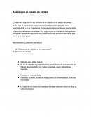 Análisis en el puesto de ventas ¿Cuáles son algunos de nos motivos de la rotación en el puesto de ventas?