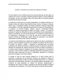 SITUACION DE LOS DERECHOS HUMANOS EN MEXICO. Página 1