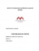 INVESTIGACIÓN DE LA MATERIA: CONTABILIDAD DE COSTOS