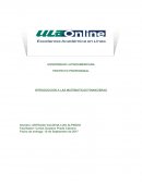 INTRODUCCION A LAS MATEMATICAS FINANCIERAS