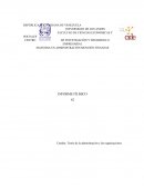 Teoría de la administración y las organizaciones